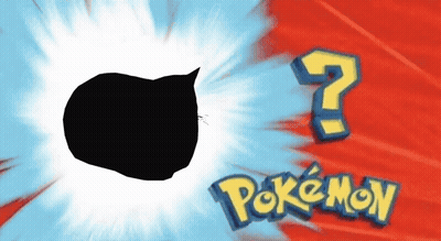 A Pokemon Logo With A Question Mark In The Corner GIF