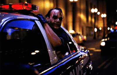 A Police Car With The Word Police On The Side Of It GIF