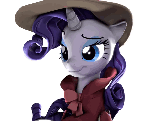 A Pony Wearing A Hat And A Red Coat Sticker
