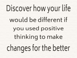 A Positive Thinking Changes Life Adage GIF