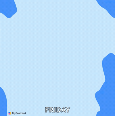 A Postcard That Says Sending A Big Hug GIF