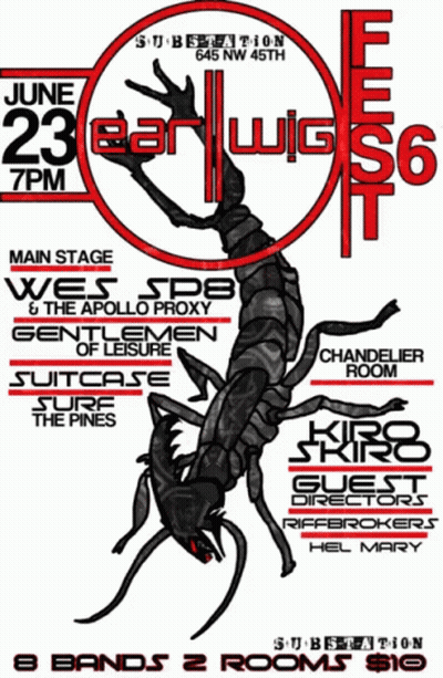 A Poster Advertising A Concert On June 23 At 7 Pm GIF