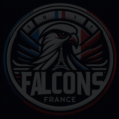 A Poster For A Football Player Named Bijan Robinson With A Falcons Logo In The Background GIF