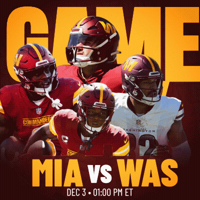A Poster For A Game Between Mia And Was On Dec 3 GIF