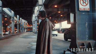 A Poster For A Movie Called Ironheart GIF