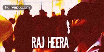 Raj Heera Movie Poster With Blurred Background GIF