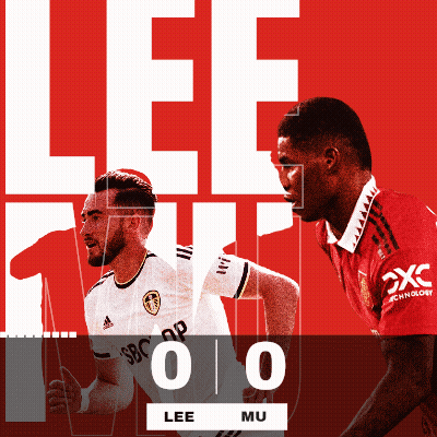 A Poster For A Soccer Game Between Lee And Mu With The Score 0 To 0 GIF