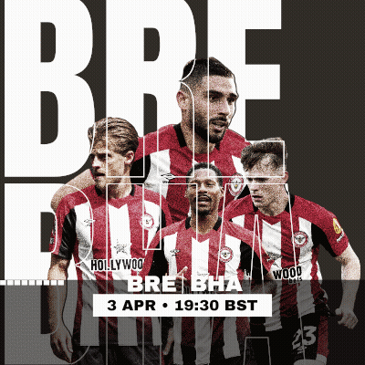 A Poster For A Soccer Game That Takes Place On April 3Rd At 19:30 Bst GIF