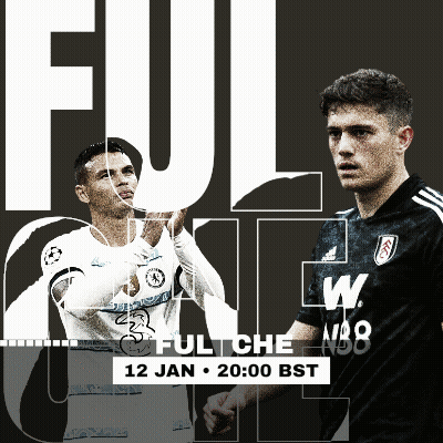 A Poster For A Soccer Game That Takes Place On January 12 GIF