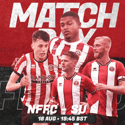 A Poster For A Soccer Match Between Nfc And Su GIF