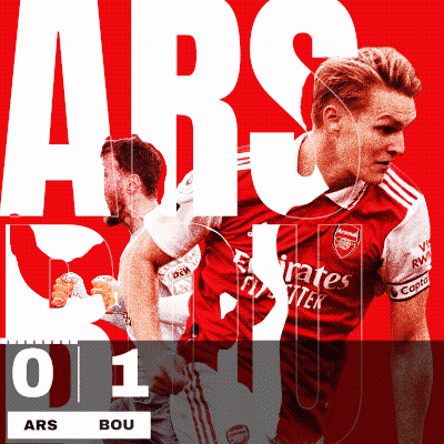 A Poster For Ars Shows A Soccer Player In A Red Uniform GIF