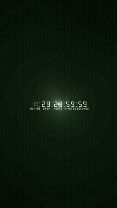 A Poster For Avengers Doomsday Shows The Logo On A Dark Green Background GIF