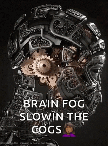 Brain Fog Slow In The Cogs Poster GIF