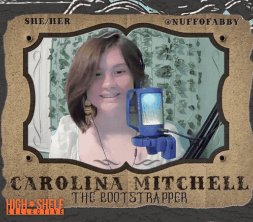 A Poster For Carolina Mitchell The Bootstrapper GIF