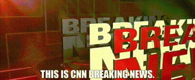 A Poster For Cnn Breaking News That Says This Is Cnn Breaking News On It GIF