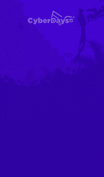A Poster For Cyberdays Shows A Bunch Of Logos GIF