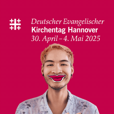 A Poster For Deutscher Evangelischer Kirchentag Hannover In 2025 GIF