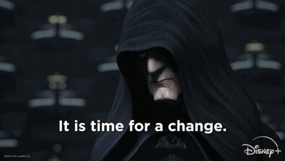 a poster for disney + shows a man in a hooded cloak