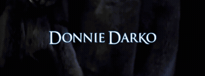 A Poster For Donnie Darko Features A Statue GIF