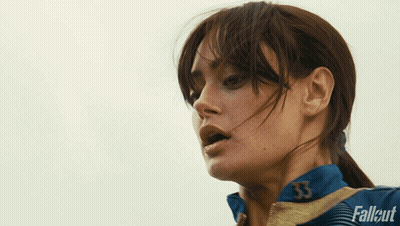 A Poster For Fallout Shows A Woman With The Name Okie Dokie On It GIF