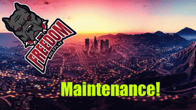 A Poster For Freedom Role Play Maintenance With A City In The Background GIF