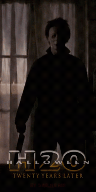 A Poster For Halloween Twenty Years Later GIF
