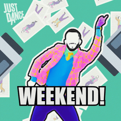 A Poster For Just Dance Shows A Man Dancing GIF