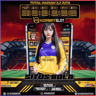 A Poster For Kerbat Slot Shows A Girl In A Yellow Shirt GIF