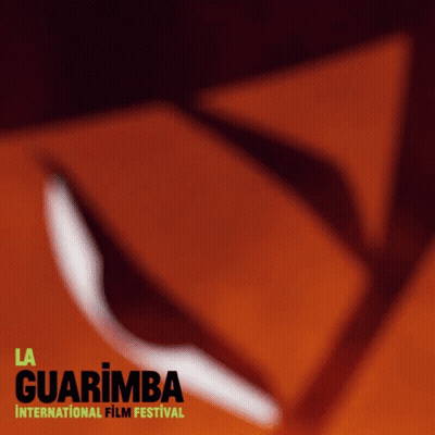 A Poster For La Guarimba International Film Festival Shows A Blurred Image GIF