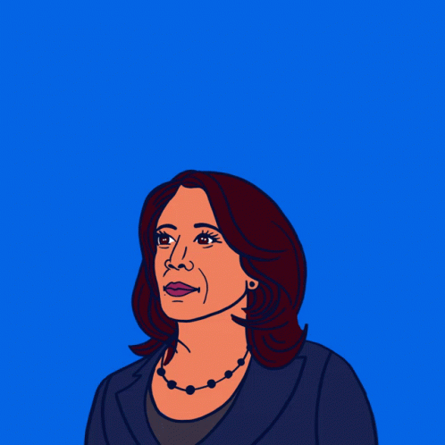 A Poster For Madam Vice President Shows A Woman GIF