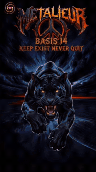 a poster for metaleur shows a tiger and lightning