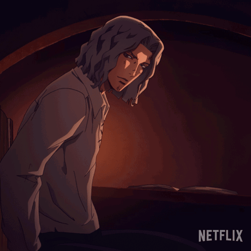 A Poster For Netflix Shows A Man And The Words Alright On The Bottom GIF
