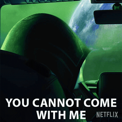 A Poster For Netflix Shows A Person Driving A Car GIF