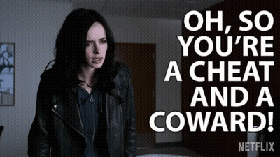 A Poster For Netflix Shows A Woman In A Black Leather Jacket GIF
