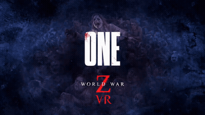 A Poster For One World War Z Vr Shows A Group Of Zombies GIF