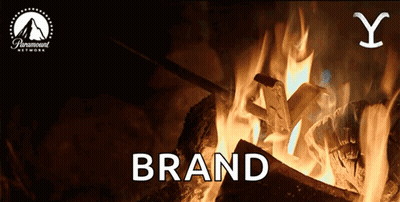 A Poster For Paramount Network Shows A Fire GIF