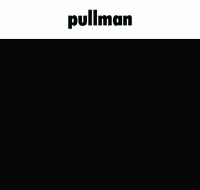 A Poster For Pullman Shows A Dark Background GIF
