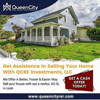 A Poster For Queen City Real Estate Investments GIF