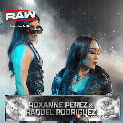 A Poster For Roxanne Perez And Raquel Rodriguez From September 1St GIF