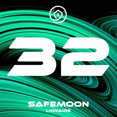 A Poster For Safemoon Lionaire With A Green Background GIF