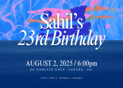 A Poster For Sahi 'S 23Rd Birthday On August 2 GIF