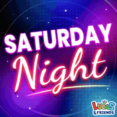 A Poster For Saturday Night Lucas And Friends GIF