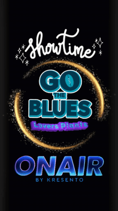 A Poster For Showtime Go The Blues Lower Lights GIF