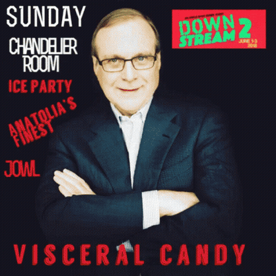 A Poster For Sunday Chandelier Room Ice Party Anatolia 'S Finest Joml Visceral Candy GIF