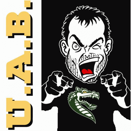 A Poster For The Blazers With A Cartoon Of A Man GIF