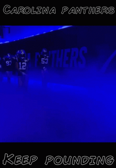 A Poster For The Carolina Panthers Shows Players Number 24 53 And 12 GIF