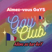 A Poster For The Gay Club In France GIF