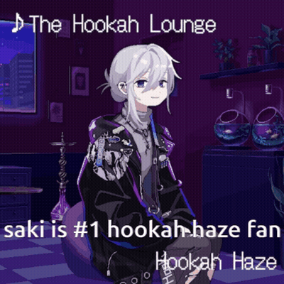 A Poster For The Hookah Lounge Shows A Girl With Hookah GIF