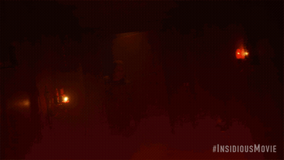 A Poster For The Insidious Movie Is Shown GIF