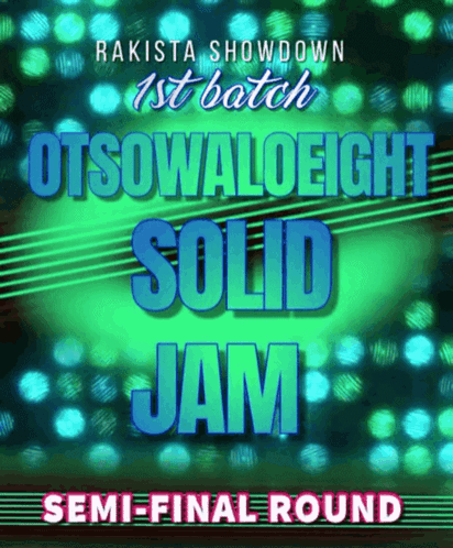A Poster For The Rakista Showdown 1St Batch Solid Jam GIF